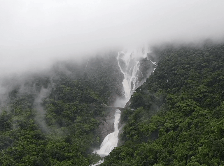 Dudhsagar Falls near Dandeli